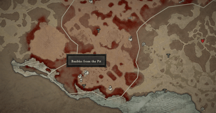 Diablo 4 - Hawezar Living Steel Chest #6 Map