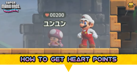 Super Mario Bros Wonder - How to Get Heart Points
