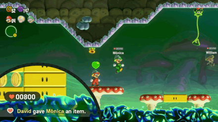 Super Mario Bros Wonder - Give a Player an Item