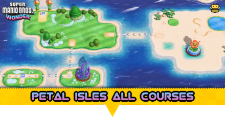 Super Mario Bros - Petal Isles Top Banner