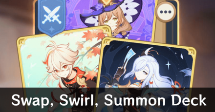 Genshin - Swap, Swirl, Summon Deck
