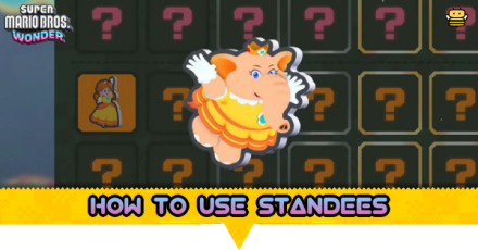 Super Mario Bros Wonder - How to Use Standees