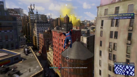 Spiderman 2 PS5 - follow the pollen trail