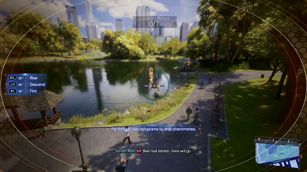 Spiderman 2 PS5 - following the gold markers