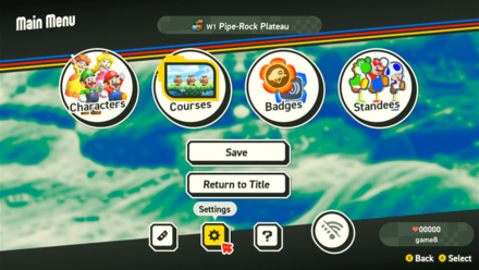 Super Mario Bros Wonder - Open the Main Menu