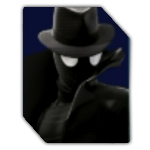 Spider-Man 2 PS5 - Into The Spider-Verse Noir Suit Icon