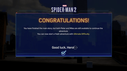 Spider-Man 2 - Main Story Clear