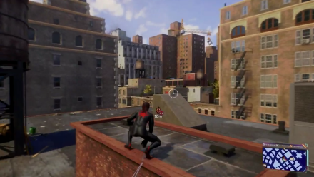 Spiderman 2 PS5 - Everything Burns in-game view