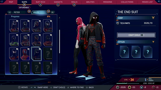 Spiderman 2 PS5 - The End Suit