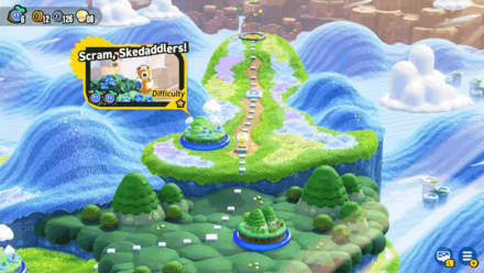 Super Mario Bros Wonder - Scram, Skedaddlers Stage