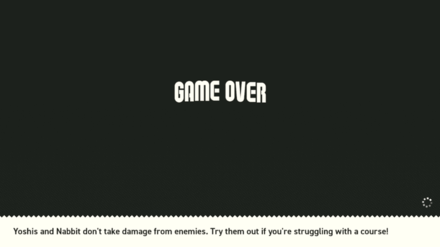 Super Mario Bros Wonder - Game Over Screen