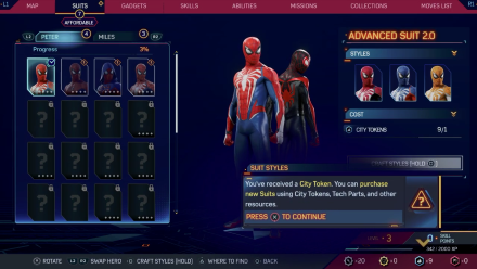 Spider-Man 2 - Suits