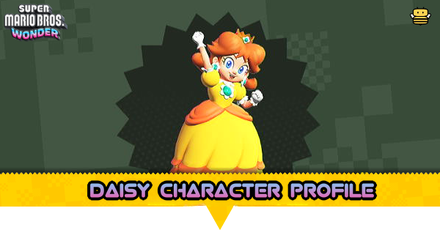 Super Mario Bros Wonder - Daisy Character Profile