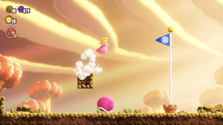 Mario Wonder - Normal Goal Exit