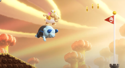 Mario Wonder - Golden Pipe Goal