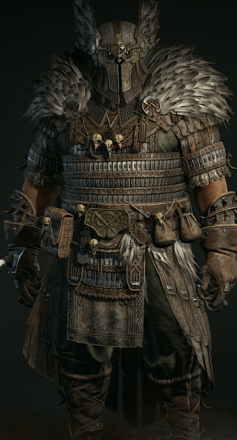 Diablo 4 - Ursa Noctua  Armor Set Transmog