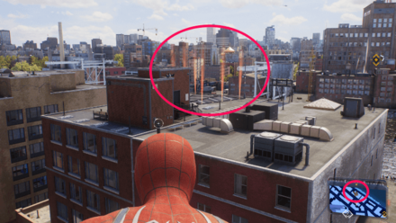Spider-Man 2 - Super Slingshot location and icon