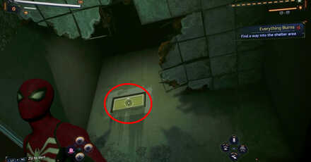 Spider-Man 2 - Find a Way into the Shelter Area