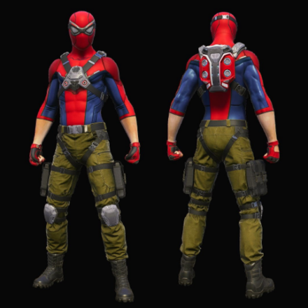 Marvel Civil War Spiderman Suit