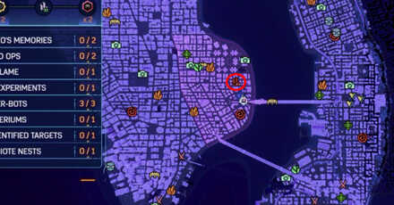 Spiderman 2 PS5 - Everything Burns map view