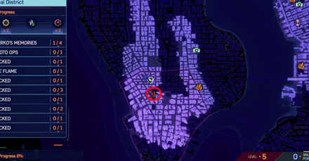 Spiderman 2 PS5 - Where Have You Been? map view
