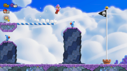 Mario Wonder - Top of the Goal