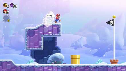 Super Mario Wonder - Top of Goal