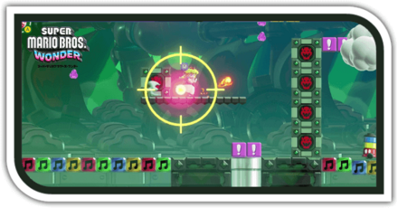 Super Mario Wonder - Fluff-Puff Peaks Flying Battleship