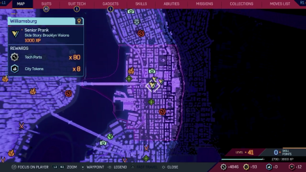 Spiderman 2 PS5 - Senior Prank map view