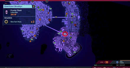 Spiderman 2 PS5 - Airwaves (Downtown Brooklyn) map view