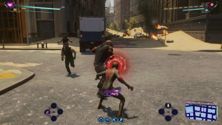 Spider-Man 2 - Press L1 Right Before a Melee Attack