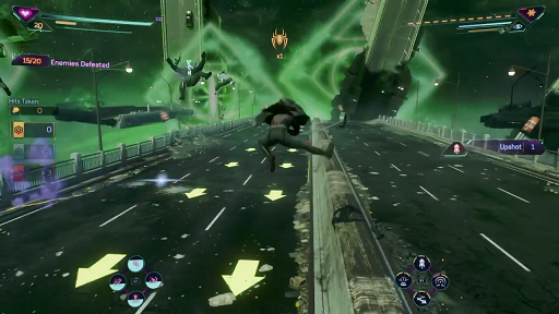 Spiderman 2 PS5 - traffic indicated by arrows