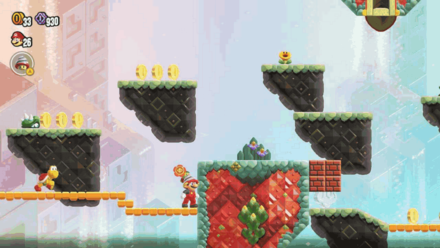 Super Mario Wonder - 10 Coin Hoppycat Block