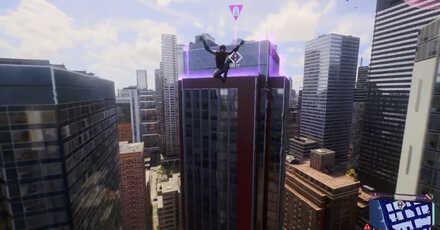 Spiderman 2 PS5 - The Braxton Score (Midtown) in-game view