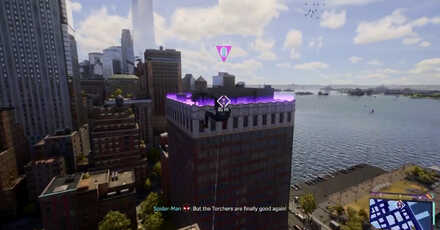 Spiderman 2 PS5 - 2-on-2 (Greenwich) in-game view