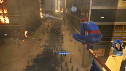 Spiderman 2 PS5 - One Thing at a Time in-game view