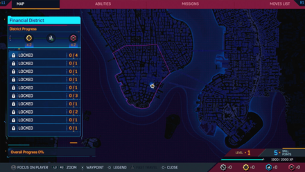Spiderman 2 PS5 - One Thing at a Time map view