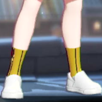 Phantom Thief Set (Red): Socks Preview