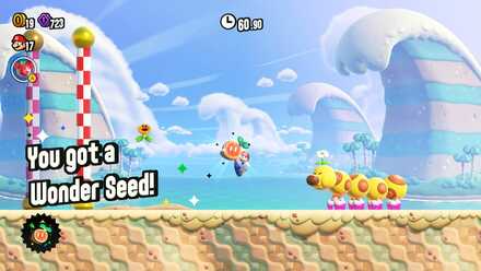 Super Mario Bros Wonder - Downpour Uproar Wonder Seed 2