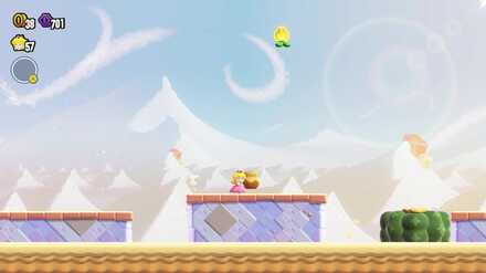 Super Mario Wonder - Armads on the Roll Wonder Flower