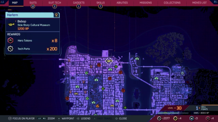 Spiderman 2 PS5 - Bebop map view