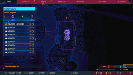 Spiderman 2 PS5 - Show Me New York map view