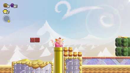 Super Mario Wonder - Armads on the Roll Third Purple 10 Coin