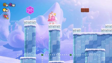 Mario Wonder - Pokipede Pass Purple Coin 1