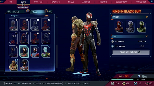 Spiderman 2 PS5 - King in Black suit from Symbiote Nests