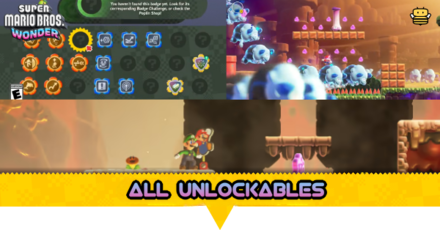 Super Mario Wonder - All Unlockables