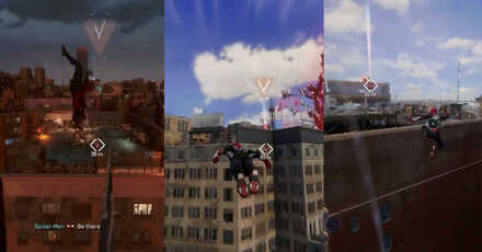 Spiderman 2 PS5 - Motorpool Blinds and Base in-game view