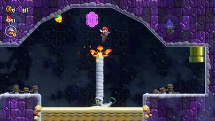 Super Mario Wonder - The Desert Mystery Purple 10 Coin from Enemy