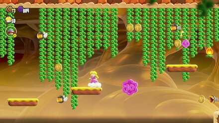 Super Mario Bros Wonder - Gnawsher Lair 10 Coin 3