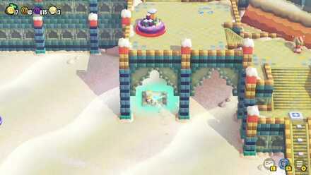 Super Mario Wonder - Rolling Ball Hall Overworld Second Switch